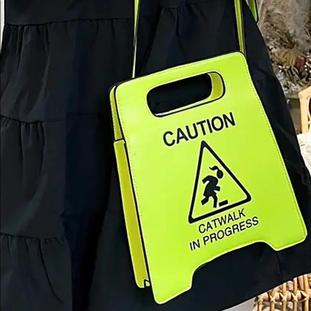 Crossbody Bag - CAUTION - Picture 1 of 2